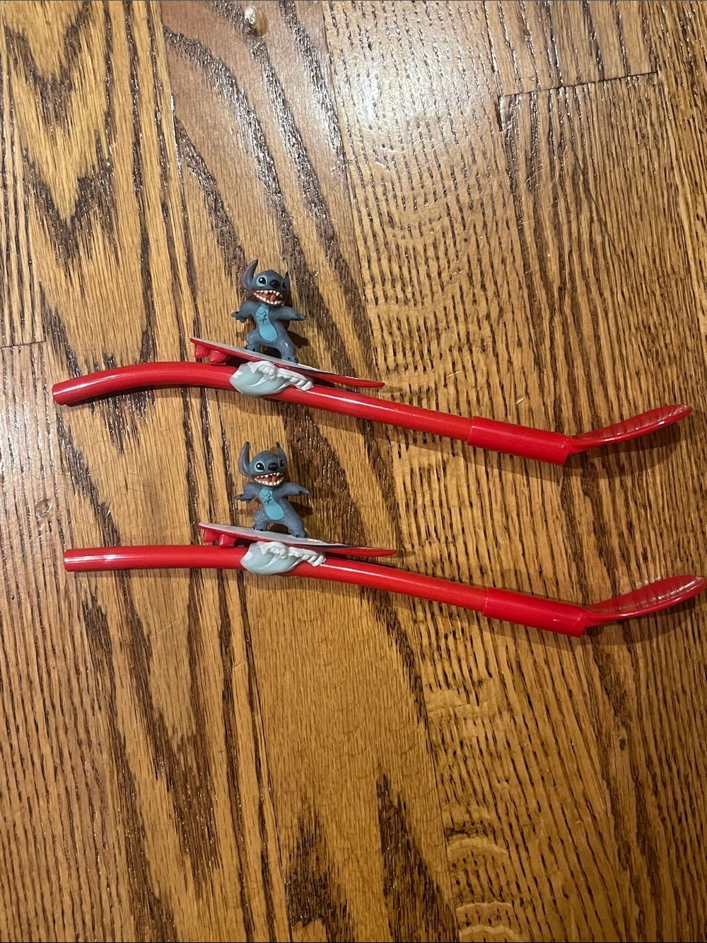 Vintage 2000s Disney On Ice Surfer Stitch Surfing Straw/Spoon Sipper